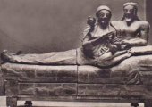 Arte etrusco: Sarcfago con figuras recostadas