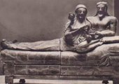Arte etrusco: Sarc�fago con figuras recostadas