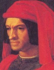 Lorenzo el Magnífico. Por Agnolo Bronzino. Museo Mediceo