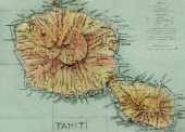 Mapa de Tahití