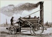 Locomotora modelo Rocket de Stephenson