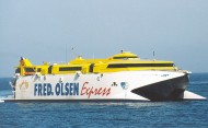 Bentayga. Catamarán Neozelandés Líneas Fred Olsen. Islas Canarias. Estructura de aluminio.