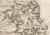 Boston: mapa italiano (1763)