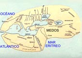 Mundo conocido por Herodoto hacia 400 a.C.