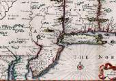 Nueva York: mapa de John Speed (1676)